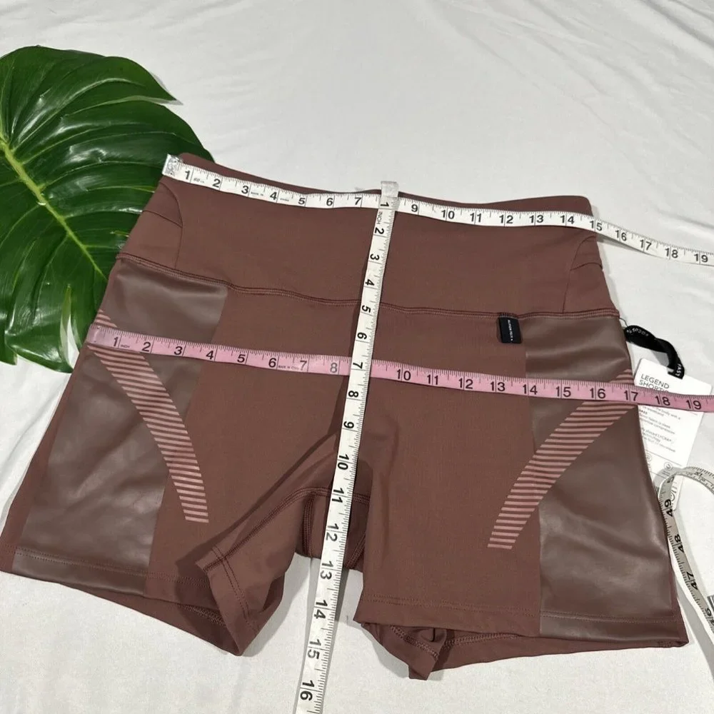 NWT $69‎ Athleta x Allyson Felix [ 1X ] Legend Shortie Shorts Hearth Rose